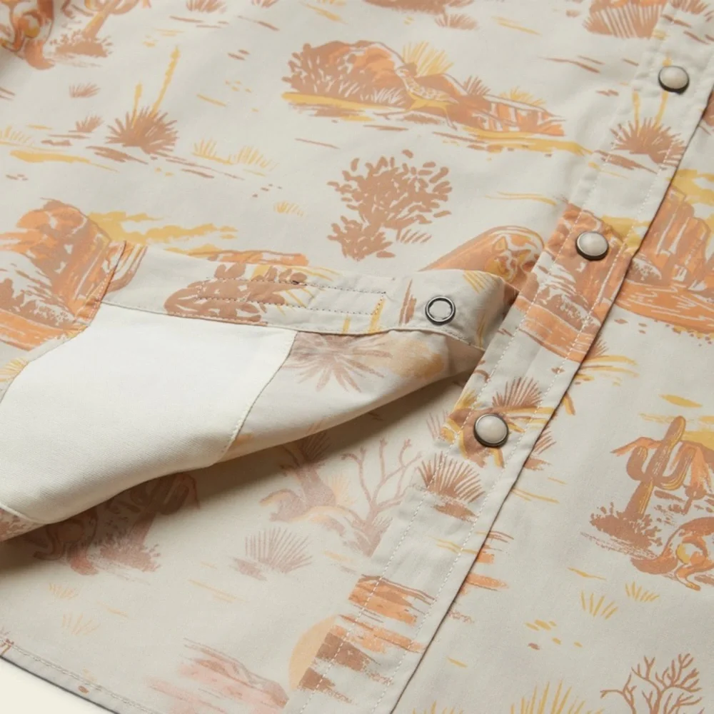 Howler bros - H Bar B Snap shirt - Coyotes - Desert - Picture 2 of 5